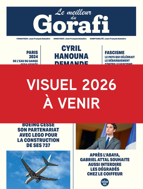 ebook cover of Le meilleur du Gorafi 2026, by Le Gorafi