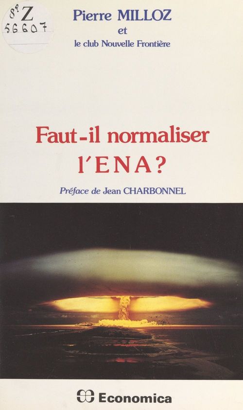 Couverture ebook de Faut-il normaliser l'ENA ?, de Pierre Milloz