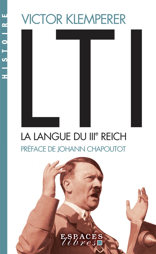 ebook cover of LTI, la langue du IIIe Reich, by Victor Klemperer
