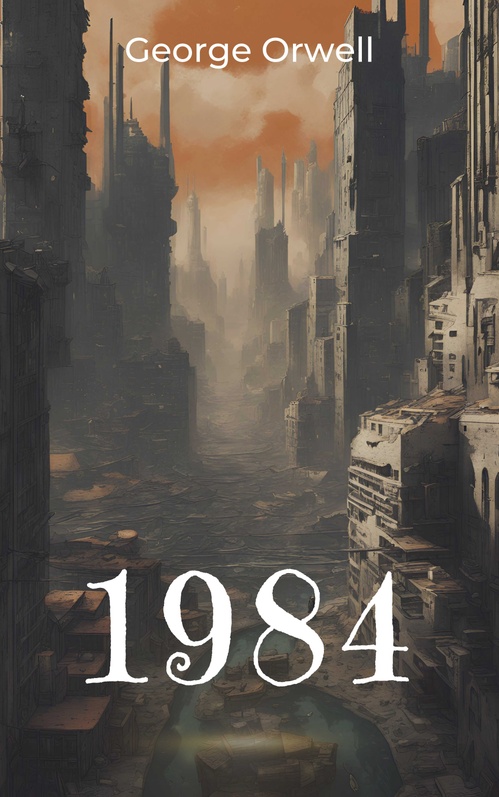 ebook cover of 1984, by George  Orwell