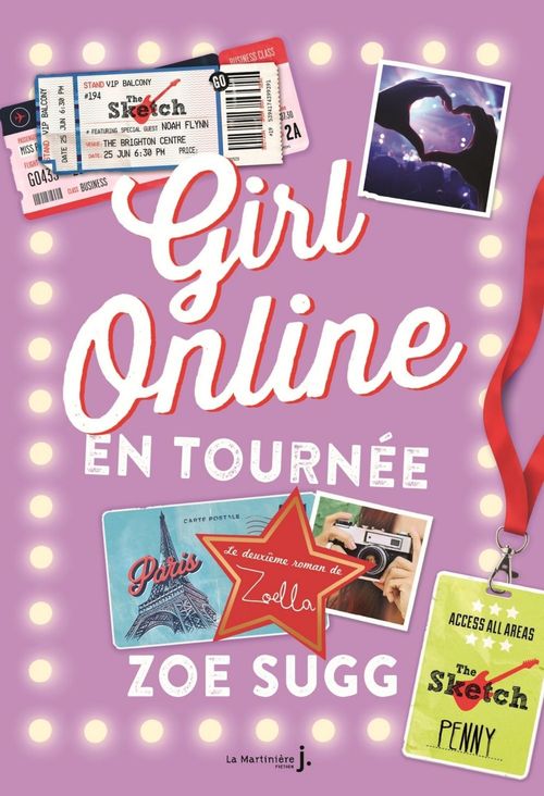 Couverture ebook de Girl Online en tournée. Girl Online, Tome 2, de Zoe Sugg