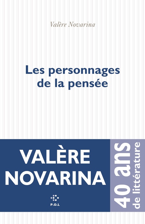 ebook cover of Les personnages de la pensée, by Valère Novarina