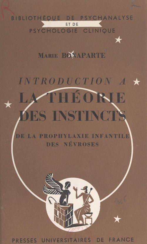 ebook cover of Introduction à la théorie des instincts, by Marie Bonaparte