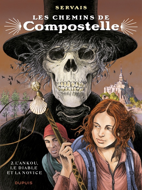 ebook cover of Les chemins de Compostelle - Tome 2 - L'ankou, le diable et la novice, by Jean-Claude Servais