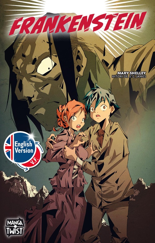 Couverture ebook de Frankenstein, de Mary Shelley