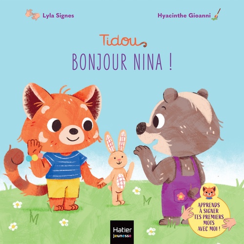 Couverture ebook de Tidou - Bonjour Nina !, de Lyla Signes, @lyla_signes