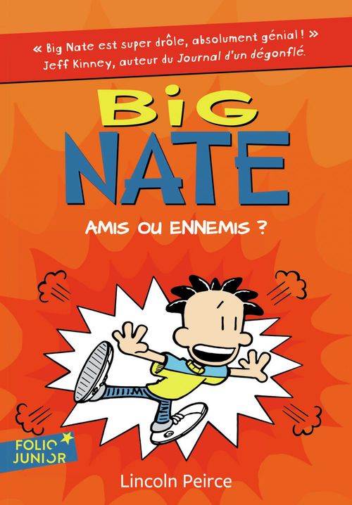 Couverture ebook de Big Nate (Tome 8) - Amis ou ennemis ?, de Lincoln Peirce