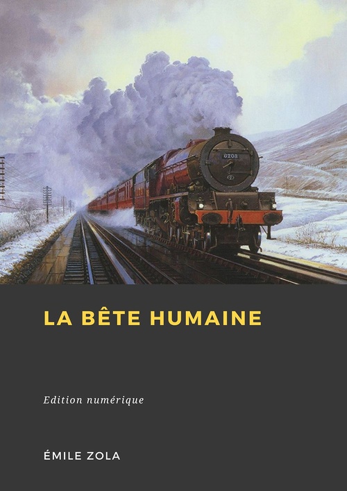 ebook cover of La Bête humaine, by Émile Zola