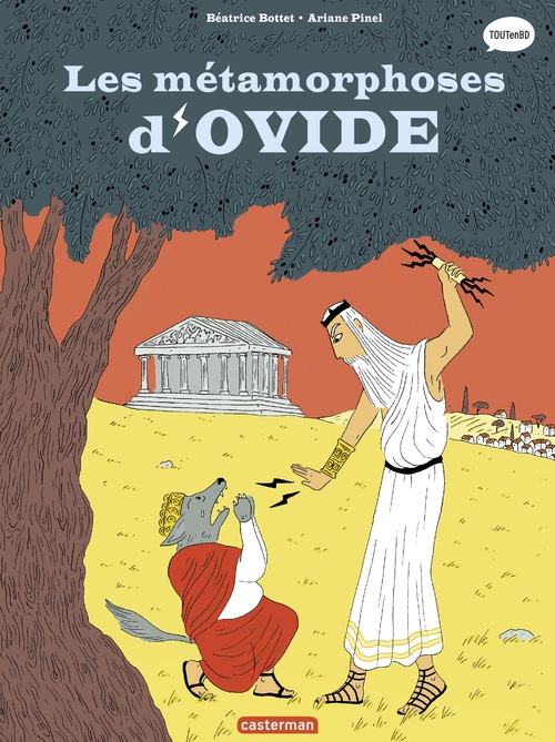 Couverture ebook de La mythologie en BD (Tome 7) - Les Métamorphoses d'Ovide, de Béatrice Bottet, Ariane Pinel