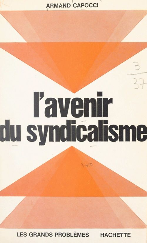 Couverture ebook de L'avenir du syndicalisme, de Armand Capocci