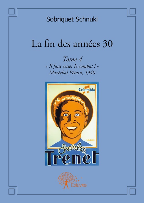 ebook cover of La fin des années 30 Tome 4, by Jacques Binoche