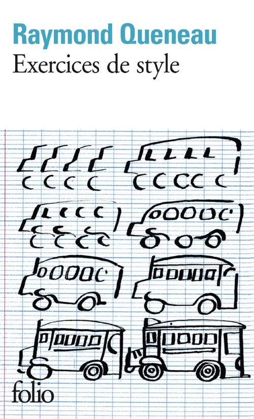 ebook cover of Exercices de style, by Raymond Queneau