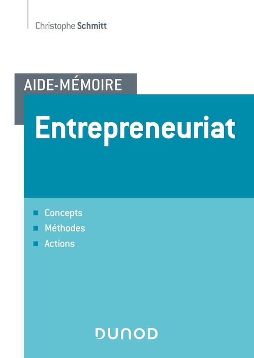 Couverture ebook de Aide-mémoire - Entrepreneuriat, de Christophe Schmitt