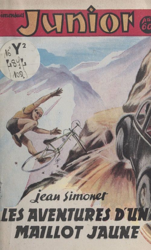 Couverture ebook de Les aventures d'un maillot jaune, de Jean Simonet