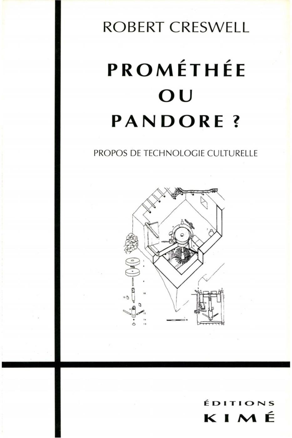 ebook cover of PROMÉTHÉE OU PANDORE ?, by Robert Cresswell