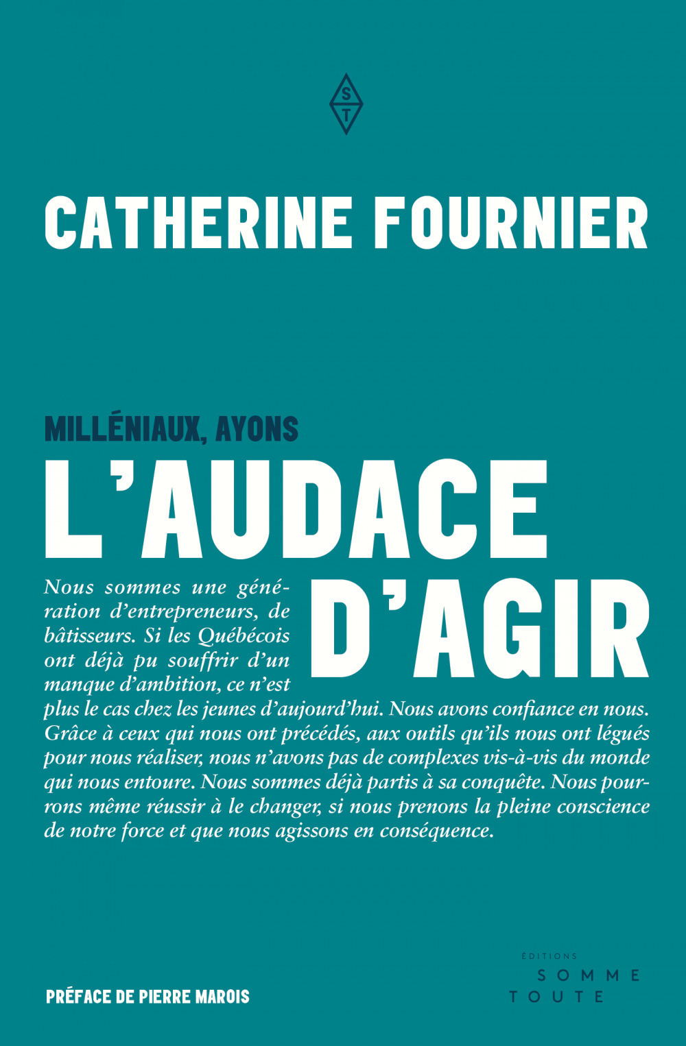 ebook cover of L'audace d'agir, by Catherine Fournier