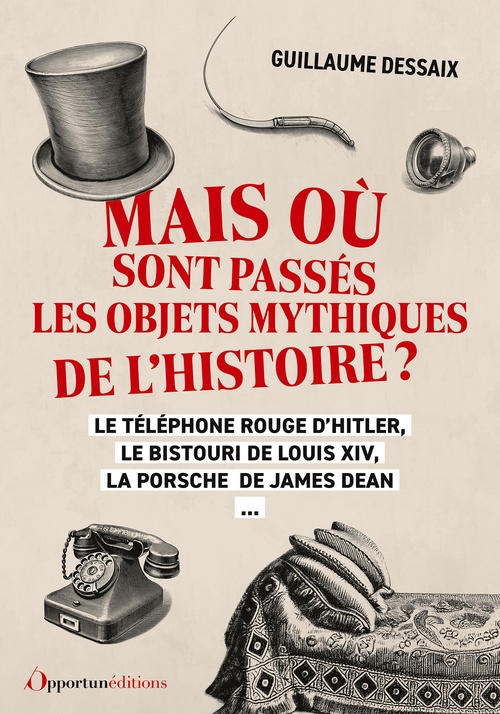 Couverture ebook de Mais où sont passés les objets mythiques de l'Histoire ?, de Guillaume Dessaix