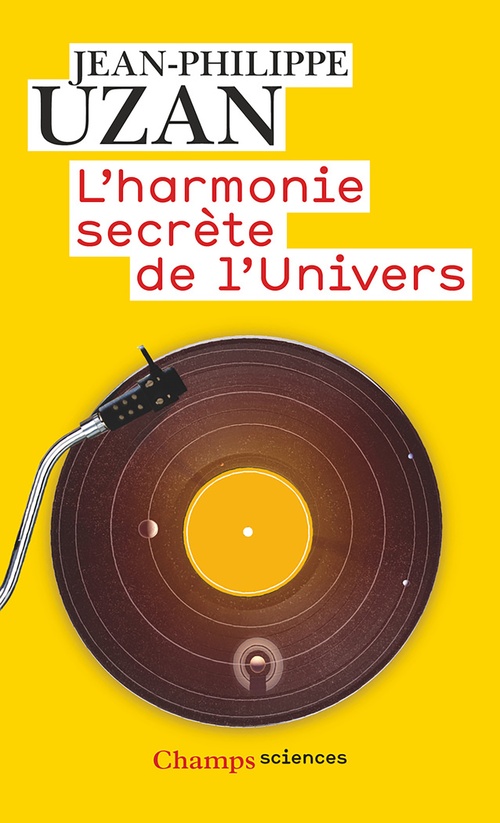 ebook cover of L'harmonie secrète de l'Univers, by Jean-Philippe Uzan