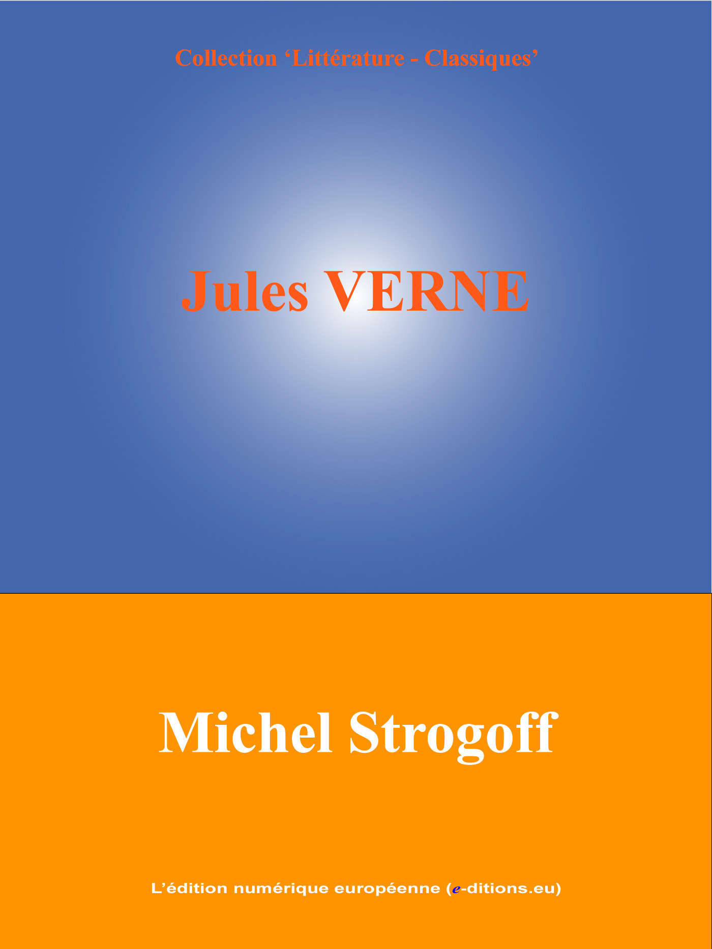 ebook cover of Michel Strogoff, by Jules Verne
