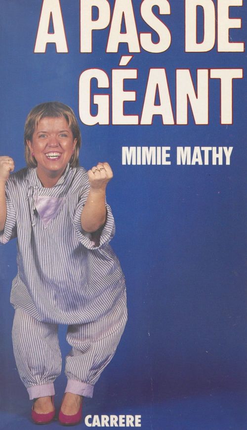 Couverture ebook de À pas de géant, de Mimie Mathy