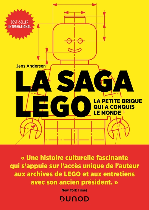 Couverture ebook de La saga Lego, de Jens Andersen