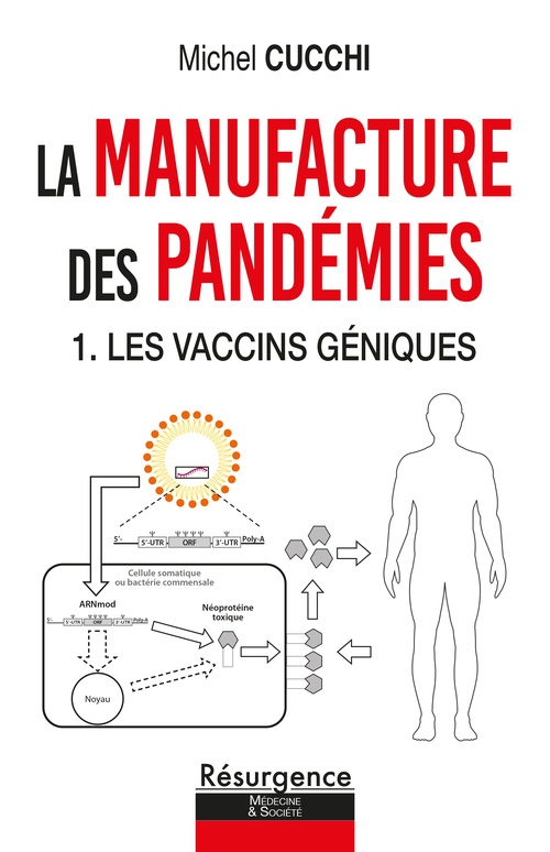 Couverture ebook de La manufacture des pandémies, de Michel Cucchi