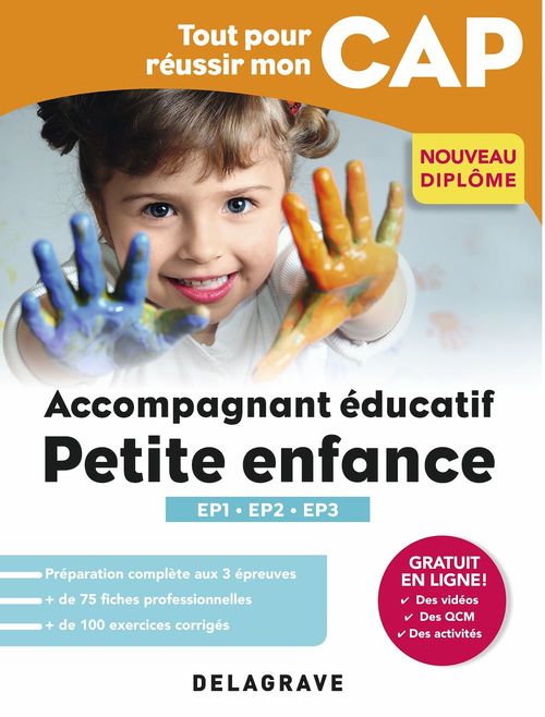 Couverture ebook de TOUT POUR REUSSIR mon CAP Accompagnant éducatif petite enfance AEPE (2018) - épreuves EP1, EP2 et EP3, de Collectif