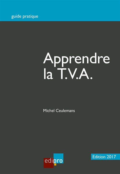 Couverture ebook de Apprendre la T.V.A., de Michel Ceulemans