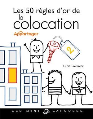 ebook cover of Les 50 règles d'or de la colocation, by Lucie Tavernier