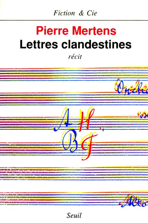 ebook cover of Lettres clandestines, by Pierre Mertens