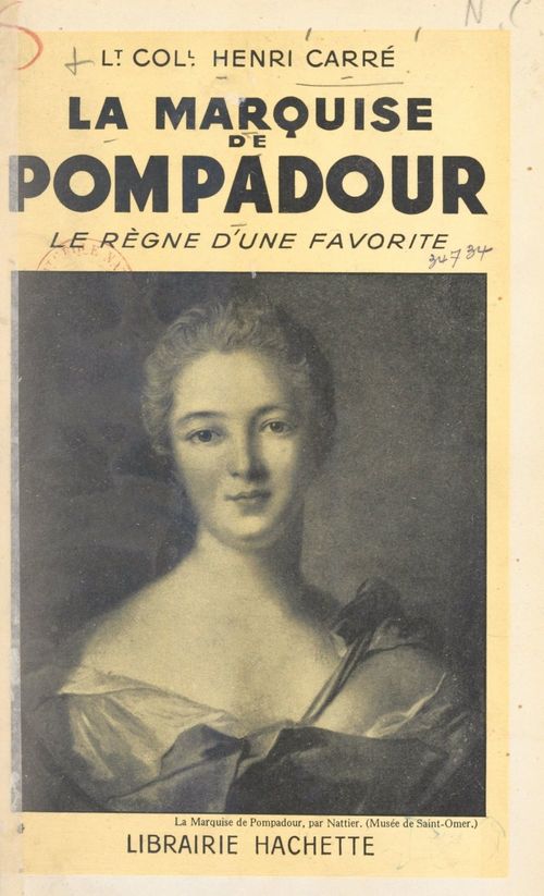 ebook cover of La marquise de Pompadour, by Henri Carre