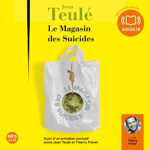 Couverture audiobook de Le magasin des suicides, de Jean Teulé