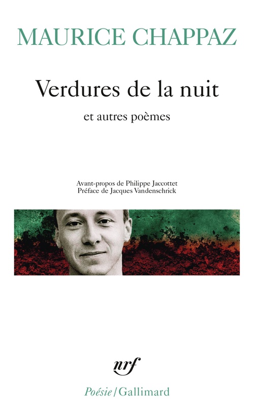 Couverture ebook de Verdures de la nuit et autres poèmes, de Maurice Chappaz