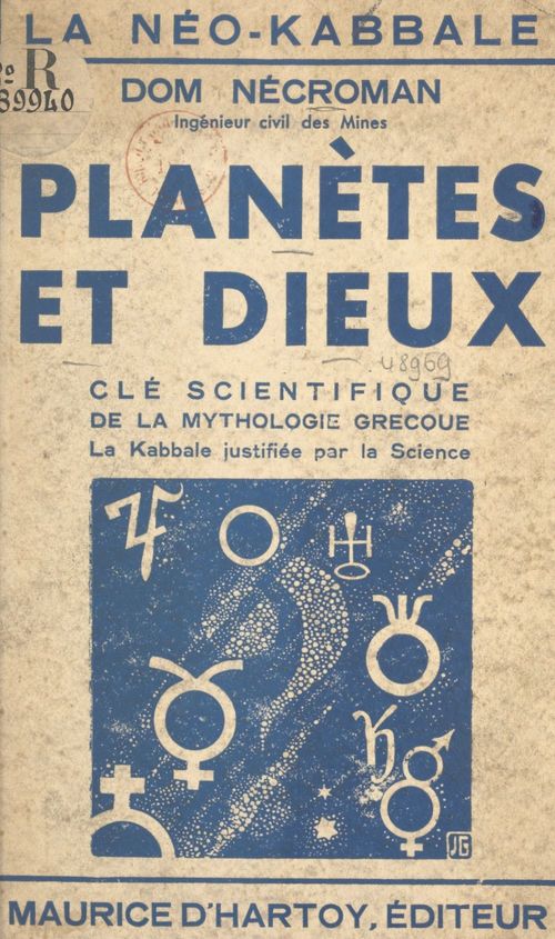 Couverture ebook de Planètes et dieux, de Dom Necroman