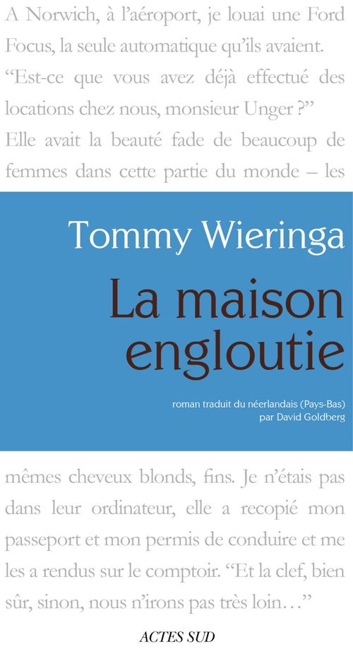 Couverture ebook de La Maison engloutie, de Tommy Wieringa, David Goldberg