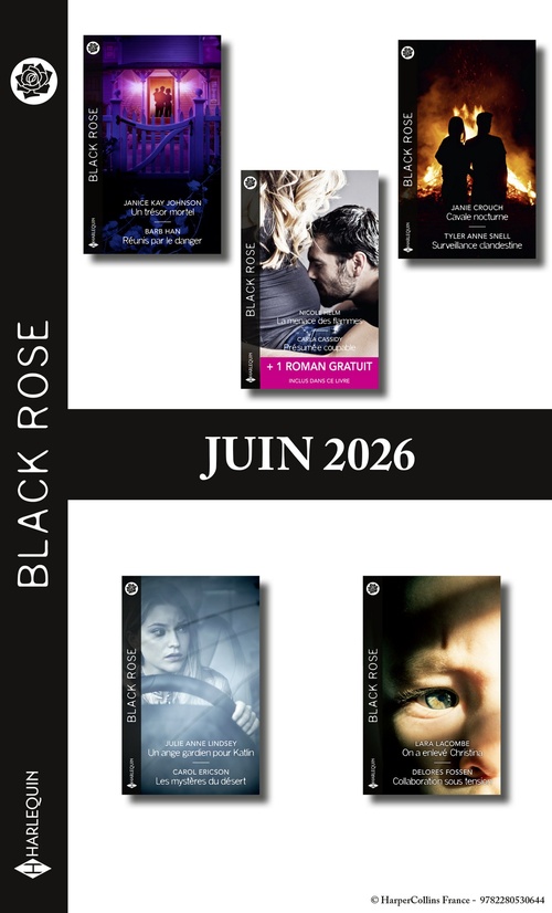 ebook cover of Pack mensuel Black Rose - 10 romans + 1 titre gratuit (Juin 2026), by Collectif