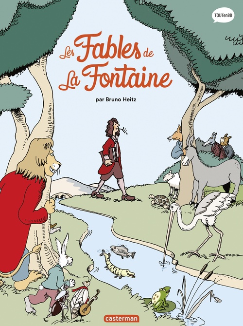 Couverture ebook de Les Classiques en BD - Les Fables de La Fontaine, de Bruno Heitz