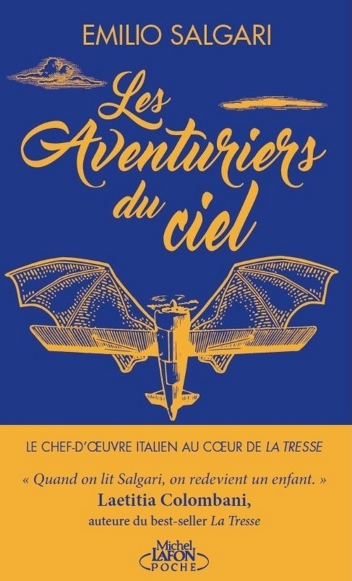 ebook cover of Les aventuriers du ciel, by Emilio Salgari, Ismene Cotentin-Gourrier