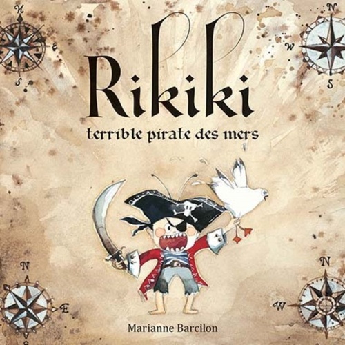 audiobook cover of Rikiki, terrible pirate des mers, by Marianne Barcilon