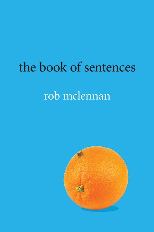 Couverture ebook de The book of sentences, de Rob Mclennan