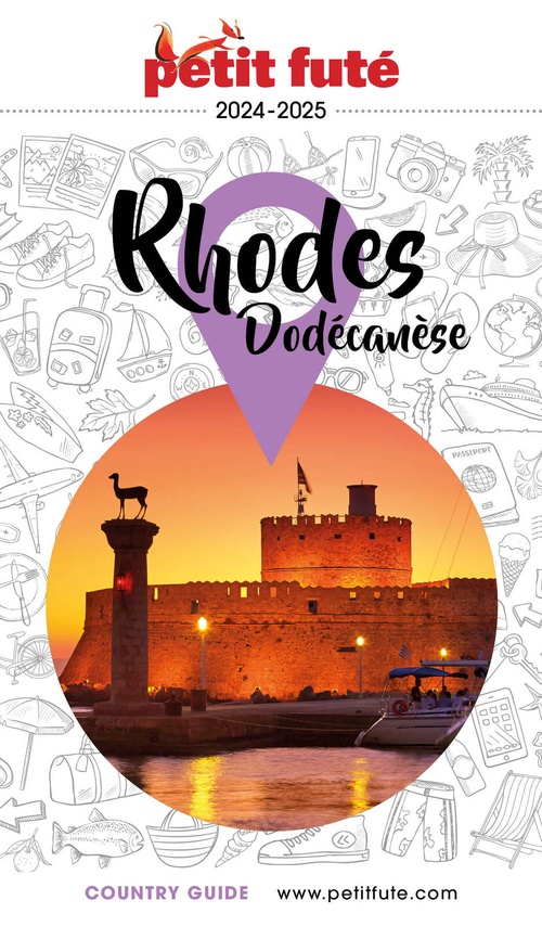 Couverture ebook de RHODES / DODÉCANÈSE 2024/2025 Petit Futé, de Collectif petit futé