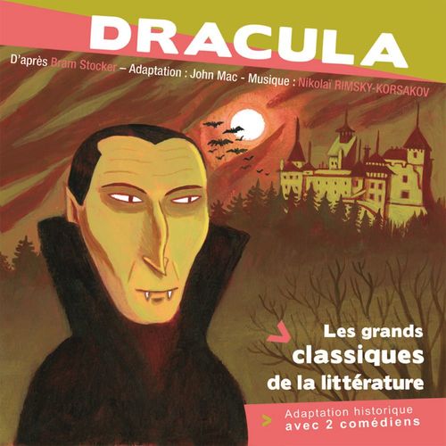 Couverture audiobook de Dracula, de Bram Stoker