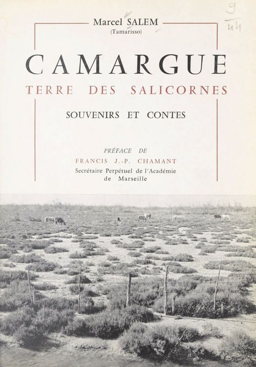 Couverture ebook de Camargue, terre des salicornes, de Marcel Salem
