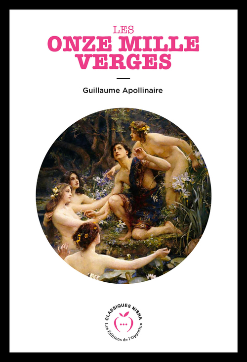 ebook cover of Les onze mille verges, by Guillaume Apollinaire