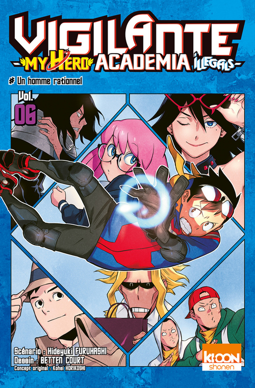 Couverture ebook de Vigilante - My Hero Academia Illegals T06, de Kohei Horikoshi, Hideyuki Furuhashi, Betten Court