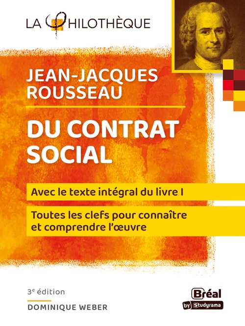 ebook cover of Du contrat social - Jean-Jacques Rousseau, by Dominique Weber