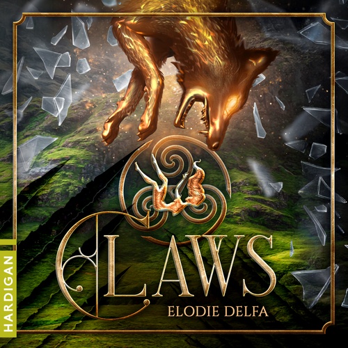 audiobook cover of CLAWS, by Élodie Delfa