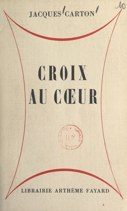 Couverture ebook de Croix au coeur, de Jacques Carton