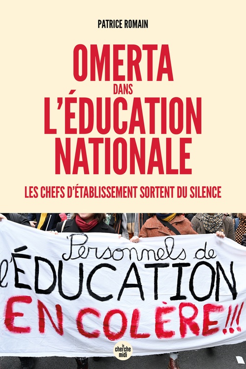 Couverture ebook de Omerta dans l'Éducation nationale - Les chefs d'établissement sortent du silence, de Patrice Romain