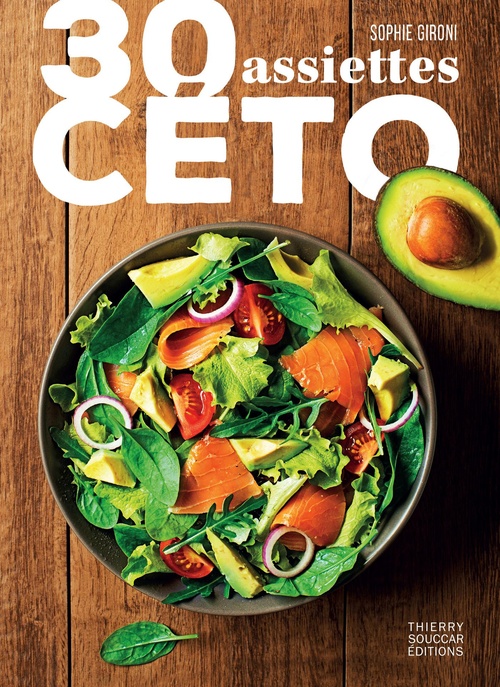 Couverture ebook de 30 assiettes céto, de Sophie Gironi